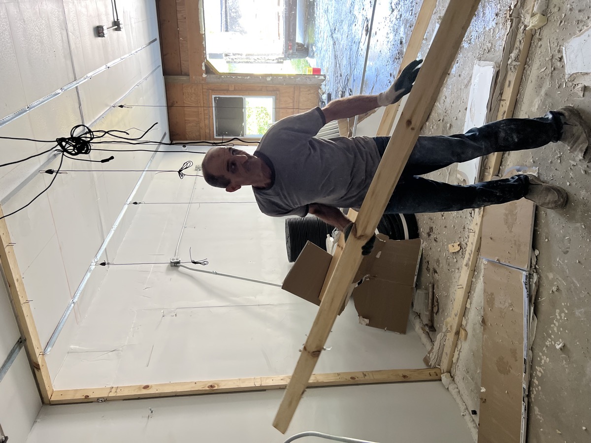 Interior Demolition — Exposed Studs