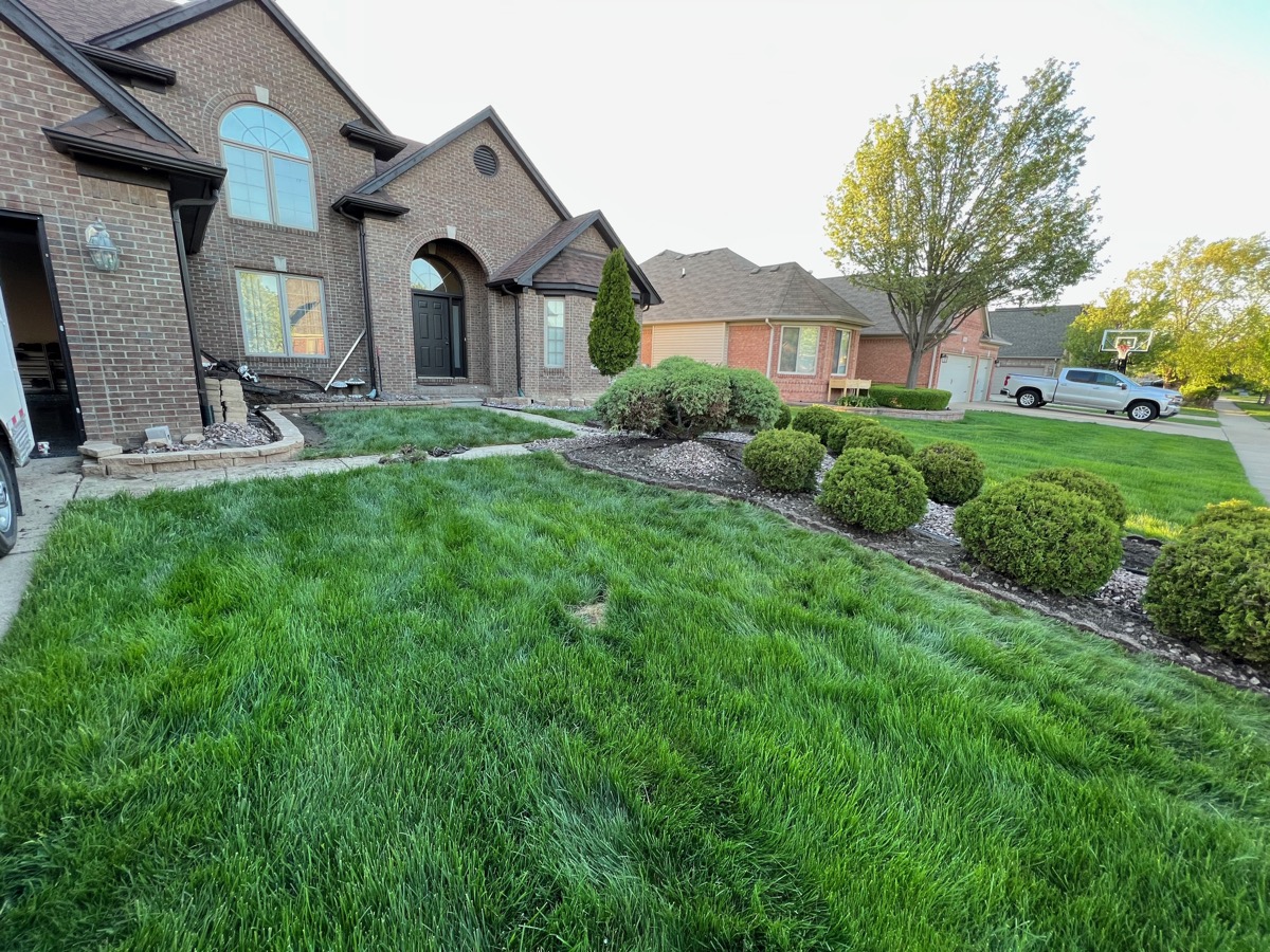 Garden Bed Edging & Rock